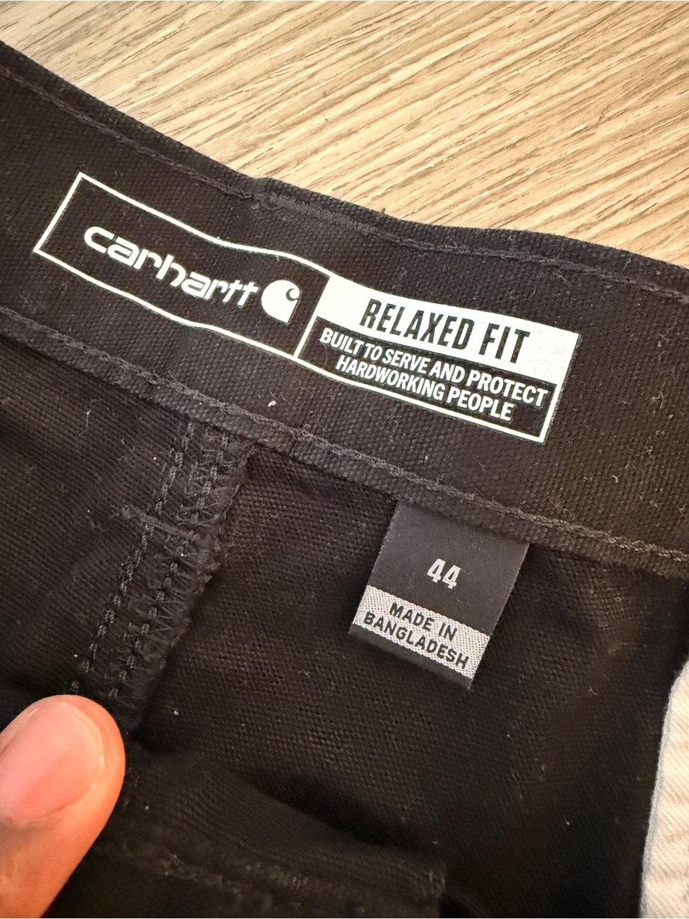Carhartt Relaxed Fit Cargo Work Shorts | Men’s Size 44 | Black - Picture 3 of 6